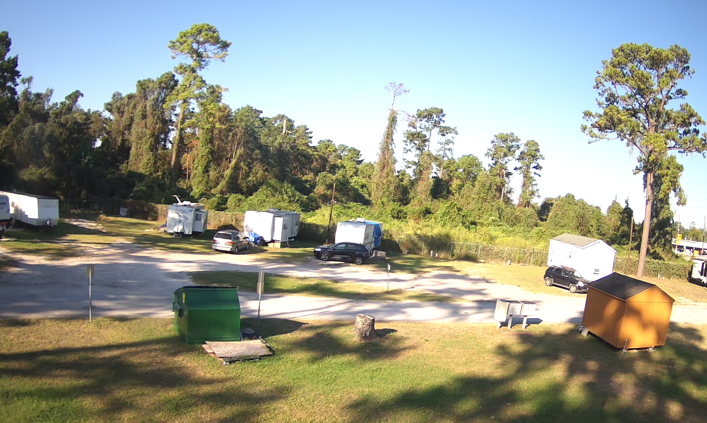 Full hookup RV site with utilities